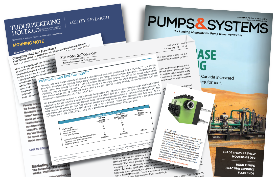 Kerr Pumps Positive Displacement Pump Mud & Plunger Pump High